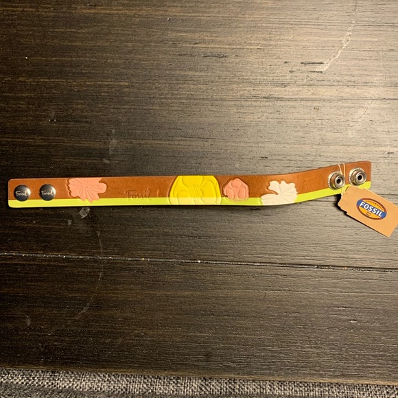 FOSSIL Leather Bracelet * NWT * - Picture 3 of 6